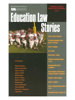 cover image of Education Law Stories
